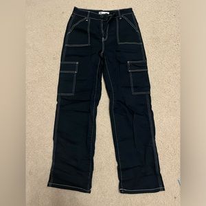 Black cargo pants